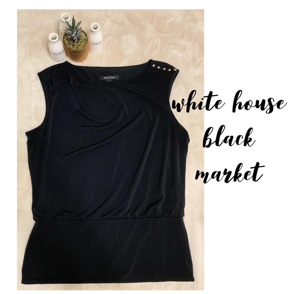 White House Black Market Sleeveless Blouse